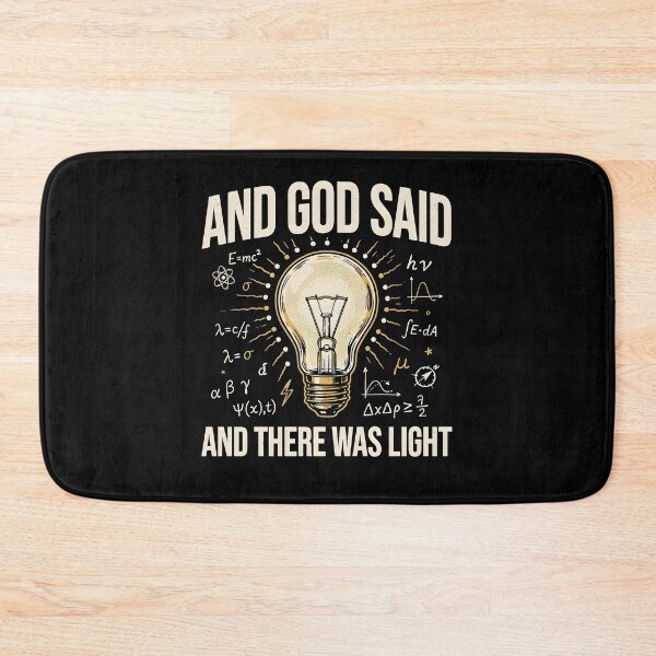 Item preview, And God Said And There Was Light Physics Bible Verse designed and sold by Redgiant87x.
