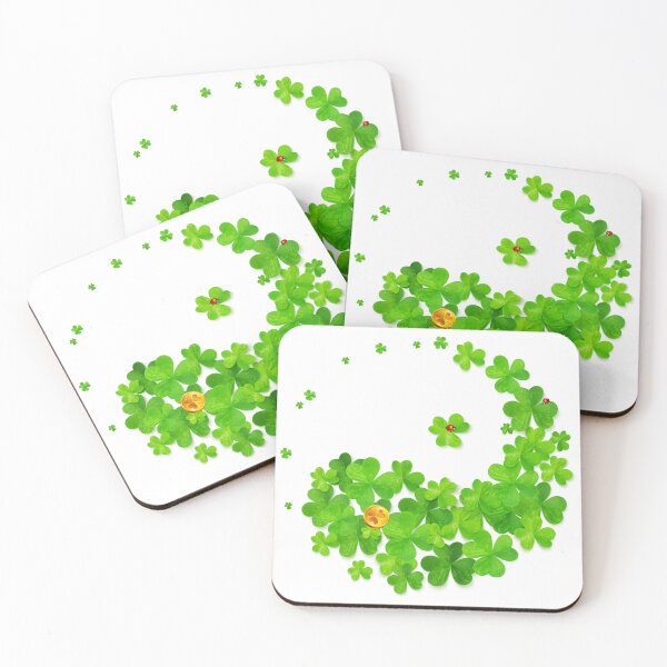 Item preview, Yin and Yang made of clovers designed and sold by Art of Sun.