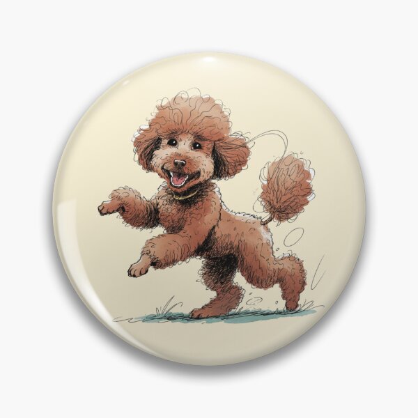 Item preview, A happy poodle  designed and sold by 123ks.