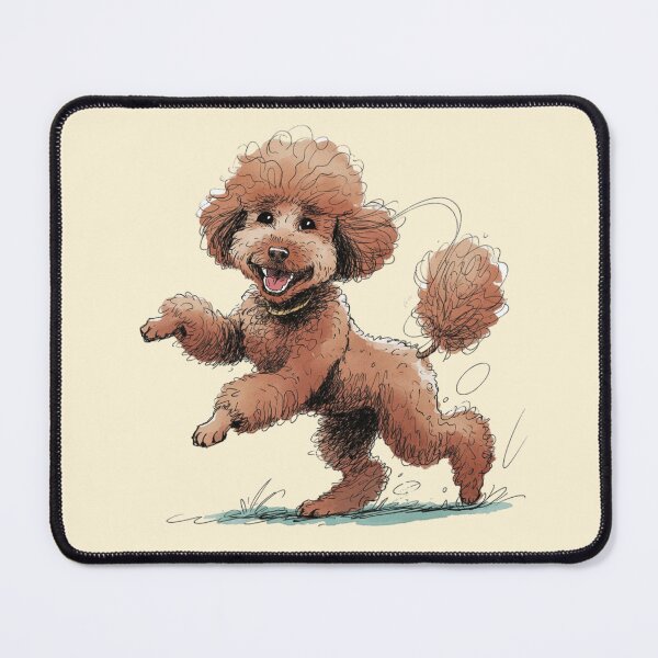 Item preview, A happy poodle  designed and sold by 123ks.