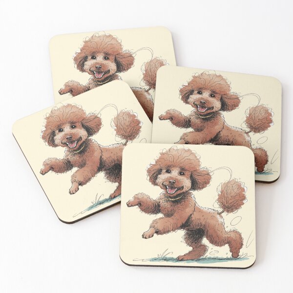 Item preview, Un caniche feliz designed and sold by 123ks.