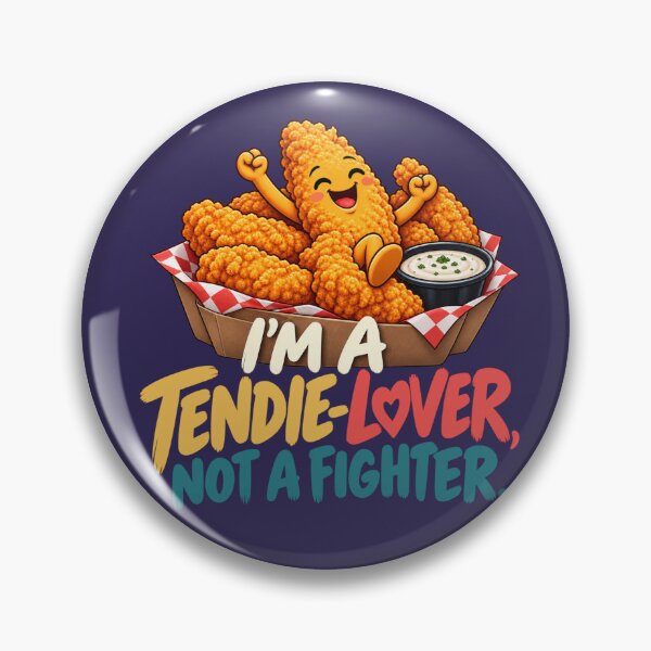 Item preview, Chicken Tender Lover Not Fighter Food Humor designed and sold by PunchDrop.