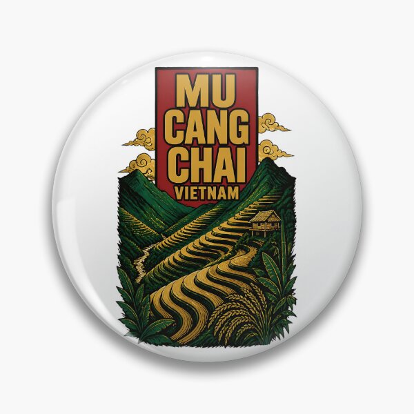 Item preview, Mu Cang Chai Vietnam Vintage Travel Tourism designed and sold by TravelersGems.