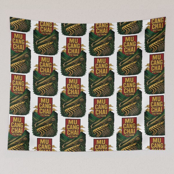 Item preview, Mu Cang Chai Vietnam Vintage Travel Tourism designed and sold by TravelersGems.