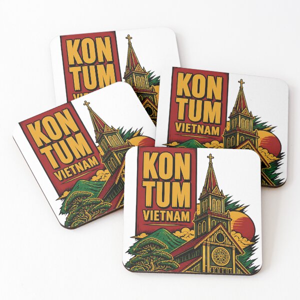 Item preview, Kon Tum Vietnam Vintage Travel Tourism designed and sold by TravelersGems.