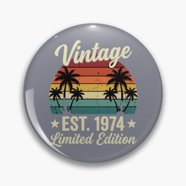 Item preview, Vintage Est. 1974 Limited Edition Birthday For Men Women designed and sold by SofiBlair.