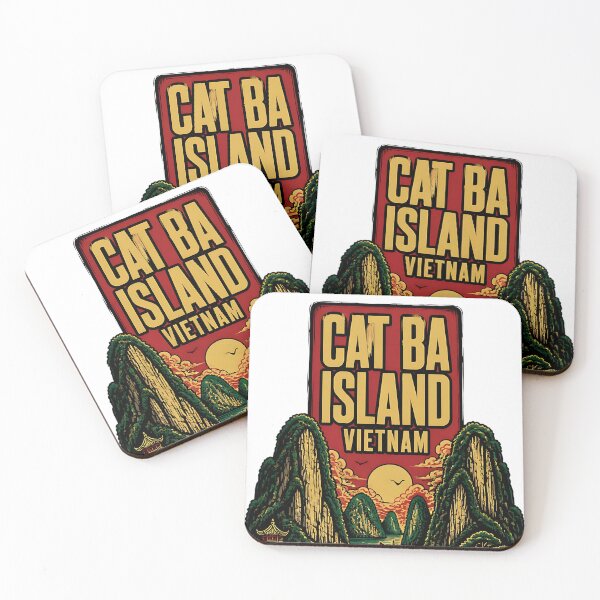 Item preview, Cat Ba Island Vietnam Vintage Travel Tourism designed and sold by TravelersGems.