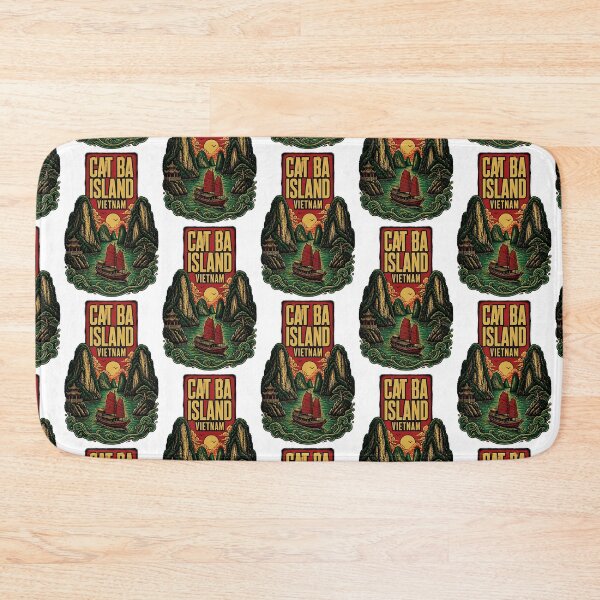Item preview, Cat Ba Island Vietnam Vintage Travel Tourism designed and sold by TravelersGems.