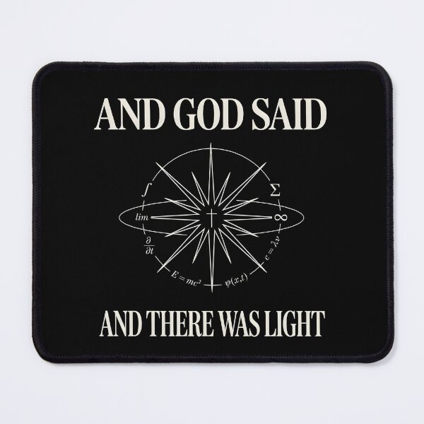 Item preview, And God Said And There Was Light Math Joke Physics designed and sold by Redgiant87x.