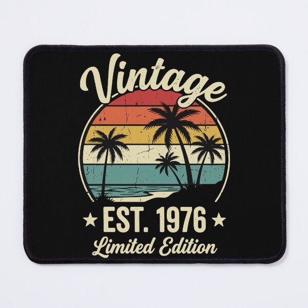 Item preview, Vintage Est. 1976 Limited Edition Birthday Born In 1976 Tropical Sunset designed and sold by SofiBlair.