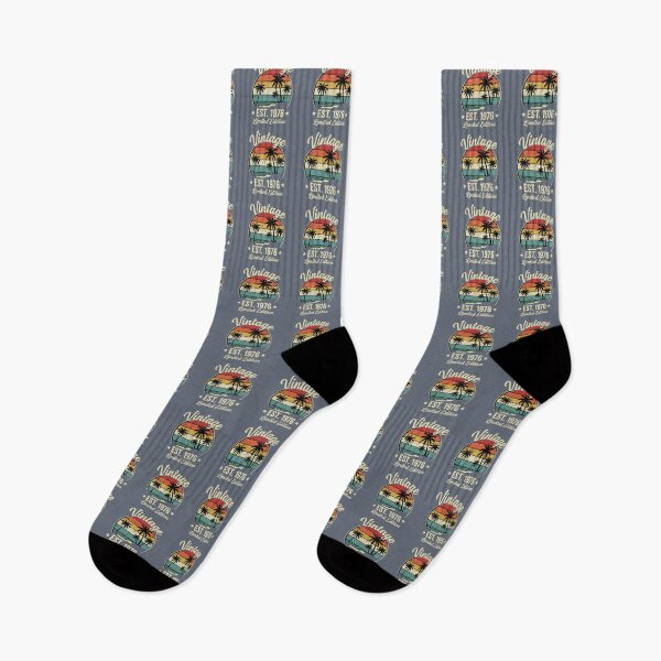 Item preview, Vintage Est. 1976 Limited Edition Birthday Born In 1976 Tropical Sunset designed and sold by SofiBlair.