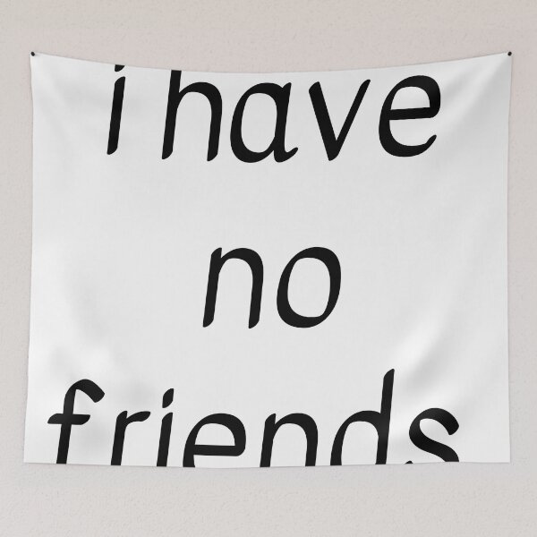 Item preview, No Friends 47 Mood Lonely Vibe Cyan designed and sold by Doctor Schtrudel.