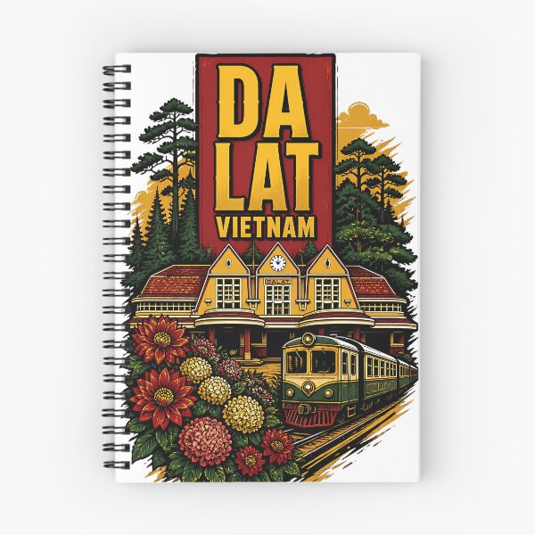 Item preview, Da Lat Vietnam Vintage Travel Tourism designed and sold by TravelersGems.
