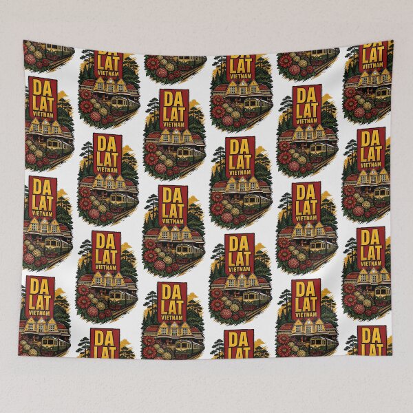 Item preview, Da Lat Vietnam Vintage Travel Tourism designed and sold by TravelersGems.
