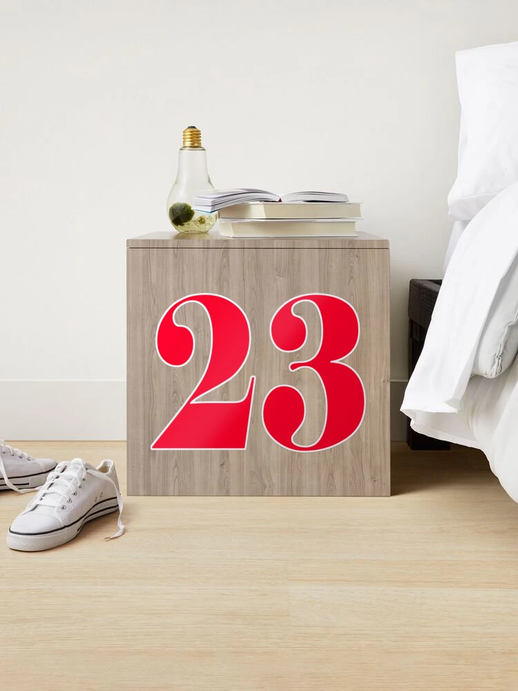 NUMBER ---23 ROJO