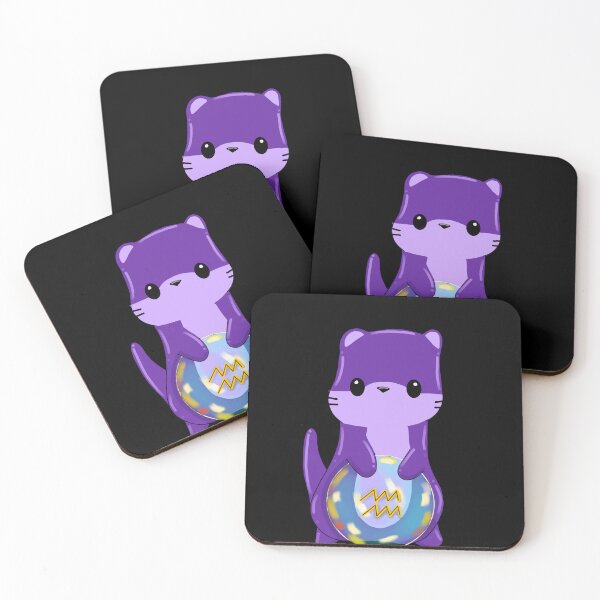 Item preview, Lil Aquarius Otter ✨ - Purple  designed and sold by DoodlesbyEllieE.