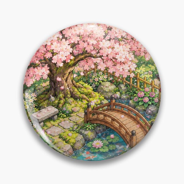 Item preview, Enchanted Japanese Cherry Blossom Garden designed and sold by Pure Craft.
