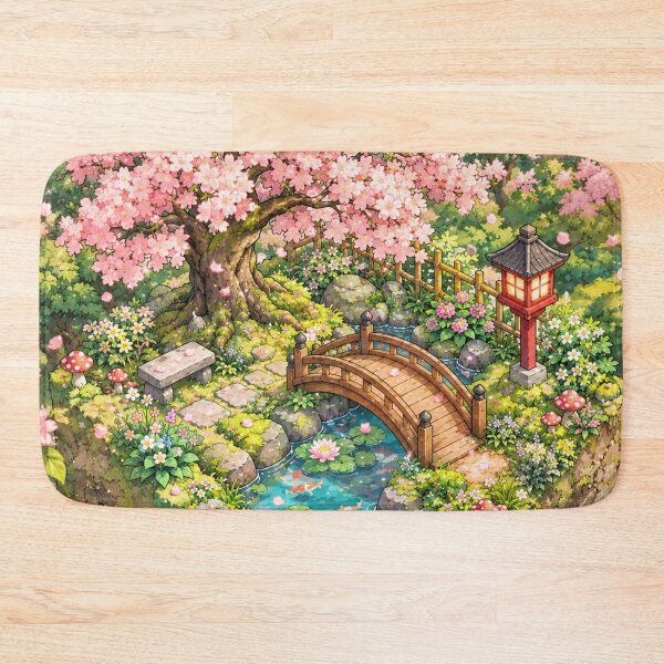 Item preview, Enchanted Japanese Cherry Blossom Garden designed and sold by Pure Craft.