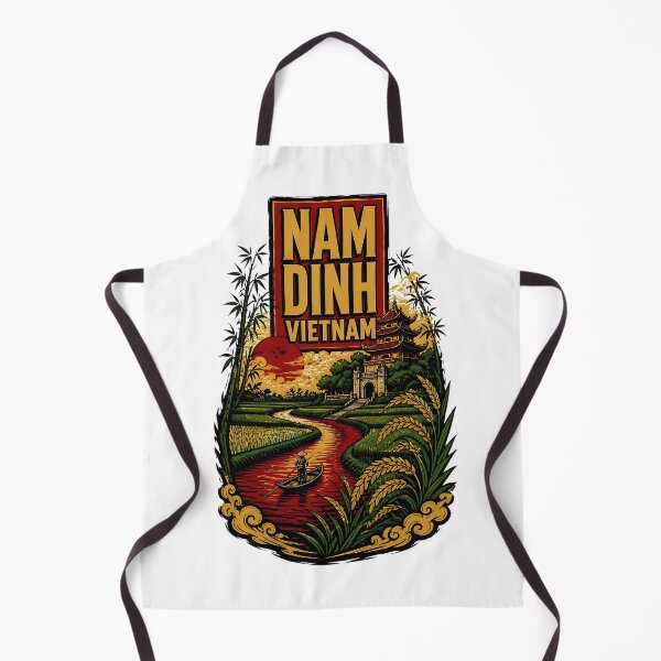 Item preview, Nam Dinh Vietnam Vintage Travel Tourism designed and sold by TravelersGems.