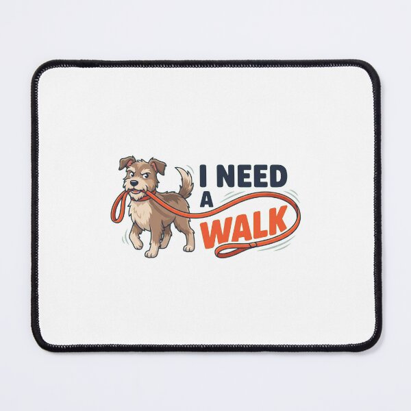 Item preview, I Need a Walk Funny Dog T-Shirt | Dog Lover Shirt | Dog Owner Gift designed and sold by VIBECANVASSHOP .