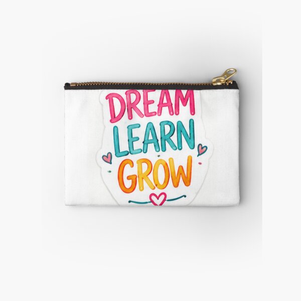 Item preview, Dream Learn Grow – Inspirational Kids Education Sticker designed and sold by LearnFunStore.