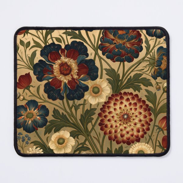 Item preview, Vintage Botanical Garden Floral Illustration William Morris-style designed and sold by TheVintageEdit.