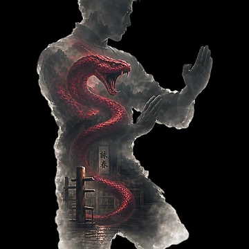 Artwork thumbnail, Kung Fu Snake by ReneMM