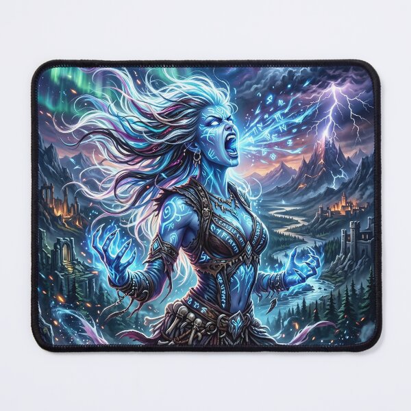 Item preview, Banshee Screaming - Celtic Folklore Art designed and sold by Lucid Dream Pixel.