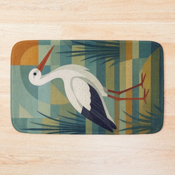 Item preview, Stork - a Geometric illustration. designed and sold by GalleryKauffeld.