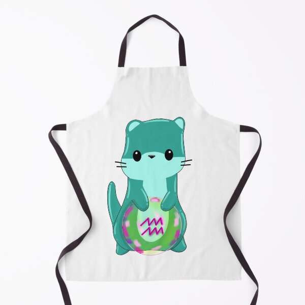 Item preview, Lil Aquarius Otter ✨ - Teal designed and sold by DoodlesbyEllieE.