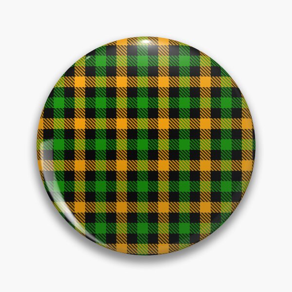 Item preview, Yellow And Green On Black Gingham Check   designed and sold by PatternTitan.