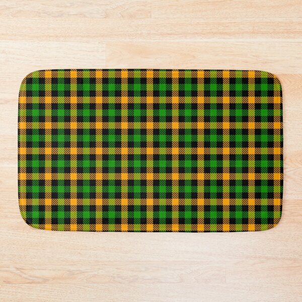 Item preview, Yellow And Green On Black Gingham Check   designed and sold by PatternTitan.