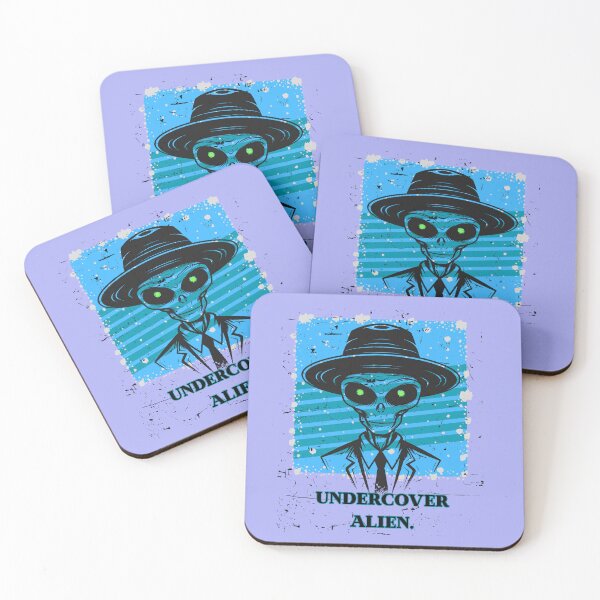 Item preview, Undercover Alien Retro Graphic designed and sold by AhmadAnnaPrints.