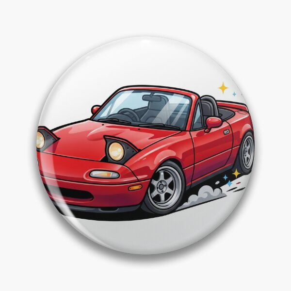 Item preview, Retro Roadster Convertible Pop-up Headlights Sticker designed and sold by Fixnovaguide.