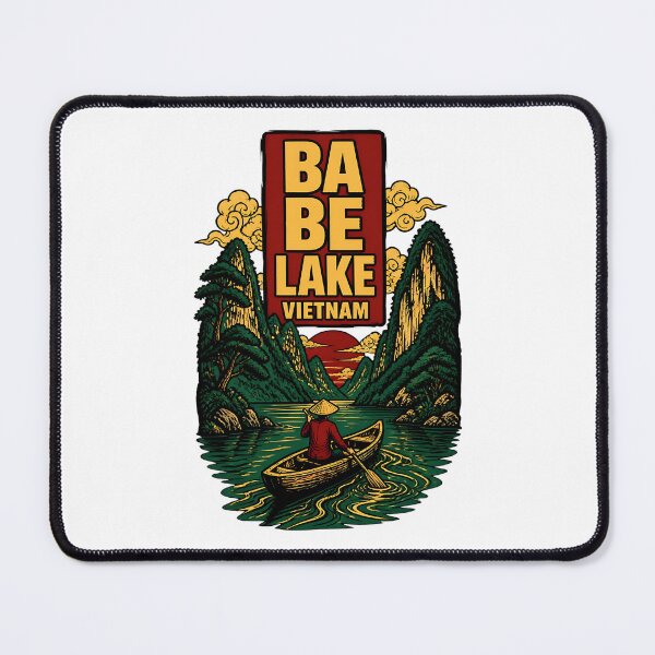 Item preview, Ba Be Lake Vietnam Vintage Travel Tourism designed and sold by TravelersGems.