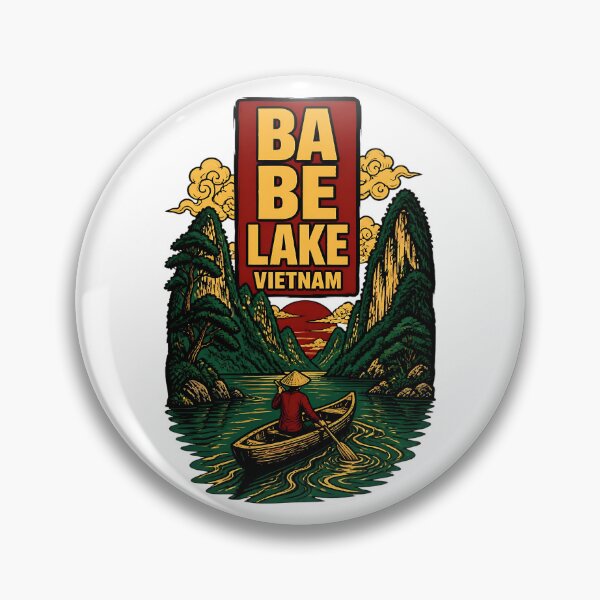 Item preview, Ba Be Lake Vietnam Vintage Travel Tourism designed and sold by TravelersGems.