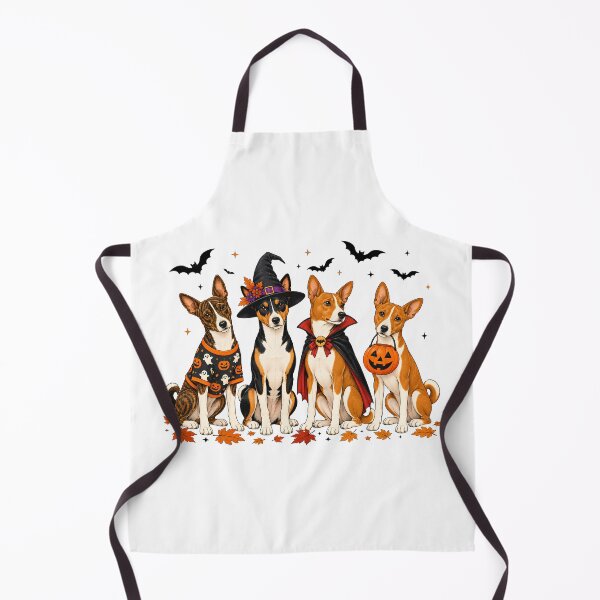 Item preview, Halloween Basenjis designed and sold by ColorFlowArt.