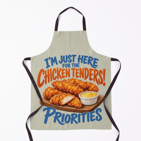 Item preview, Chicken Tenders Priorities Food Humor designed and sold by PunchDrop.