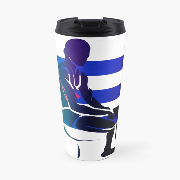 Custom Stencil Man (Cuba) Travel Mug
