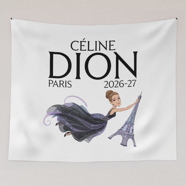 Item preview, Celine Dion Paris 2026 2027 black dress concert version designed and sold by tigrootiger.
