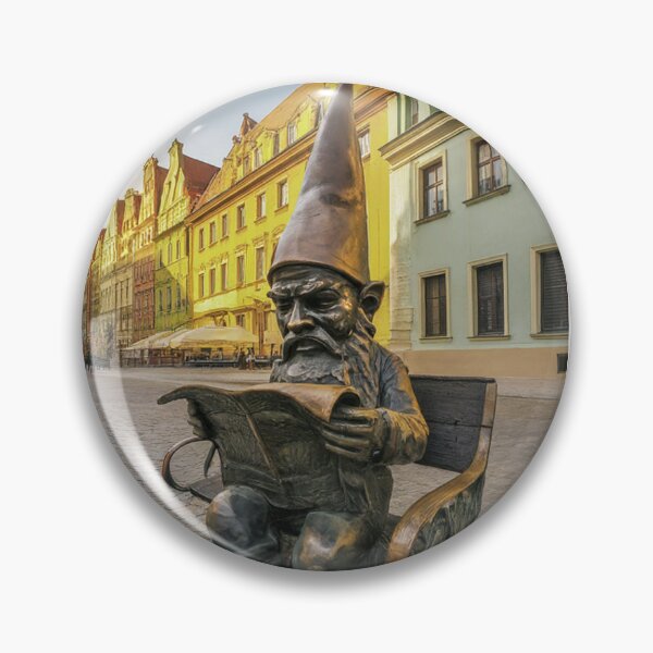 Item preview, Wroclaw Gnome Reading Newspaper designed and sold by Purrfecta.
