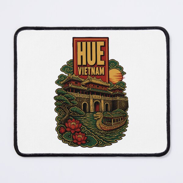 Item preview, Hue Vietnam Vintage Travel Tourism designed and sold by TravelersGems.