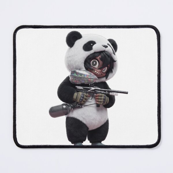 Item preview, Panda costume paintball player designed and sold by PaintballCrew.