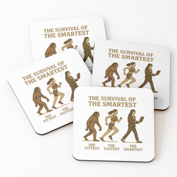 Item preview, THE SURVIVAL OF THE SMARTEST-WOMEN'S-2 designed and sold by giantstep.