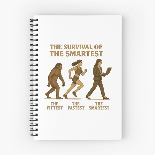 Item preview, THE SURVIVAL OF THE SMARTEST-WOMEN'S-2 designed and sold by giantstep.