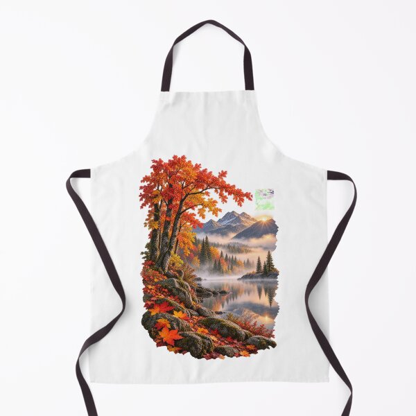 Item preview, Foggy Fall Morning Autumn Mountain Lake Landscape designed and sold by RockitBaby.