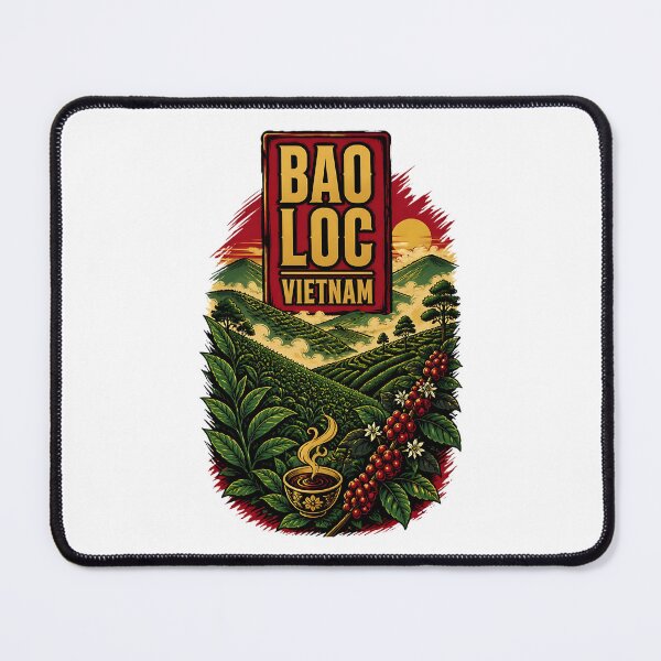 Item preview, Bao Loc Vietnam Vintage Travel Tourism designed and sold by TravelersGems.