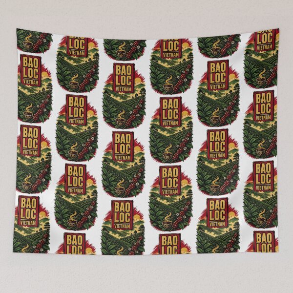 Item preview, Bao Loc Vietnam Vintage Travel Tourism designed and sold by TravelersGems.