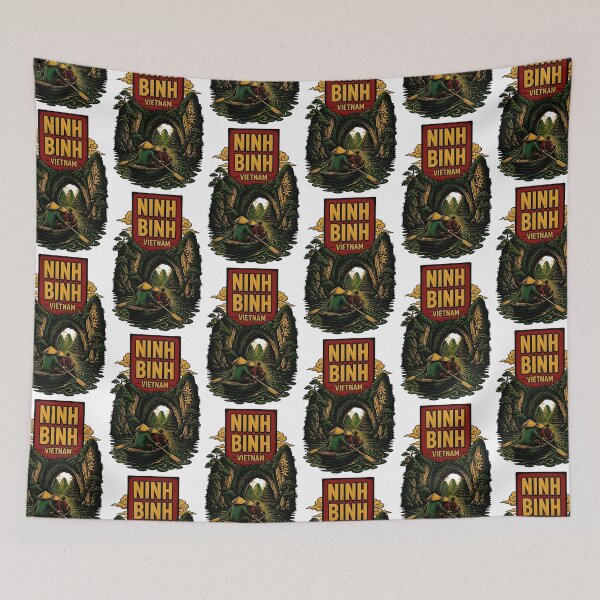Item preview, Ninh Binh Vietnam Vintage Travel Tourism designed and sold by TravelersGems.