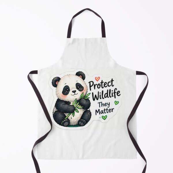 Item preview, Protect Wildlife They Matter – Cute Panda Animal Sticker designed and sold by LearnFunStore.